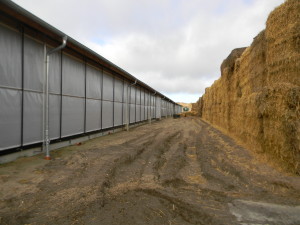 2 Der neue Stall steht unmittelbar neben dem alten Stall